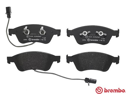 A.B.S. P 85 102 BREMBO Bremsbelagsatz, Scheibenbremse
